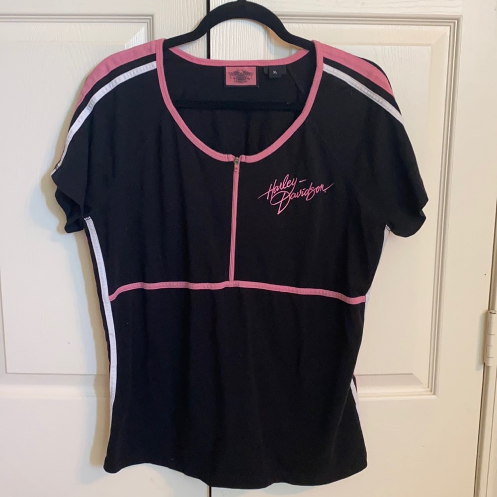 Harley Davidson black top, size XL